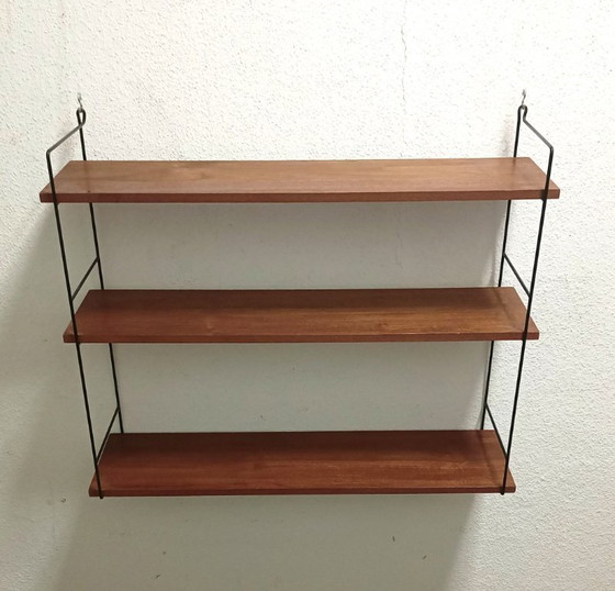 Image 1 of Étagère murale des années 50 avec trois étagères