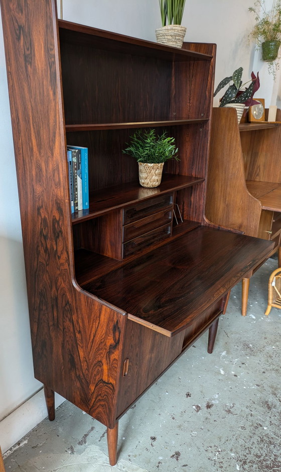 Image 1 of Vintage Highboard Van Brdr Larsen Møbelfabrik Denemarken 