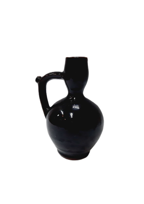 Image 1 of Brocca vintage in ceramica smaltata 18 cm