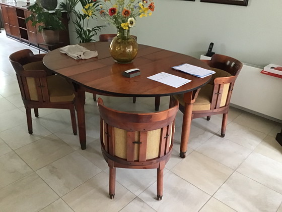 Image 1 of 4x Schuitema Shaker eetkamerstoelen