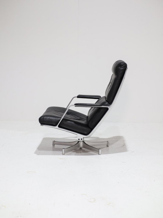Poltrona Fabricius & Kastholm FK85 Kill International anni '60 – Sedie girevoli, Leather, Vintage (photo 2 of 13)
