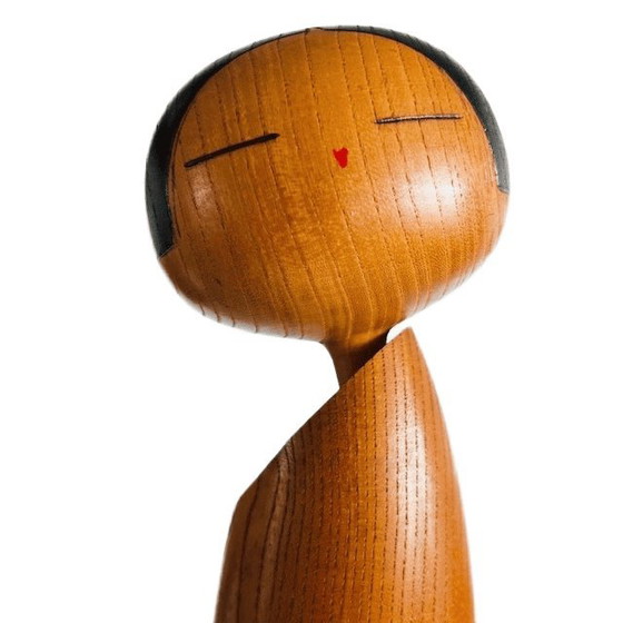 Image 1 of Vintage Japanse Sosaku Kokeshi pop Sato Suigai 1960's