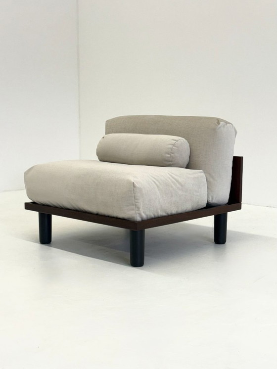 Image 1 of Italian modular sofa with coffee table set in Japandi Style