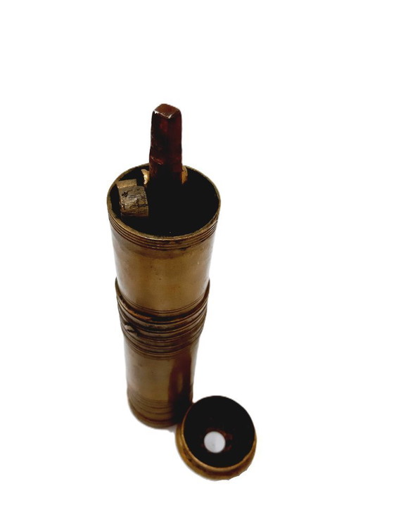 Image 1 of Macinacaffè manuale in ottone turco antico