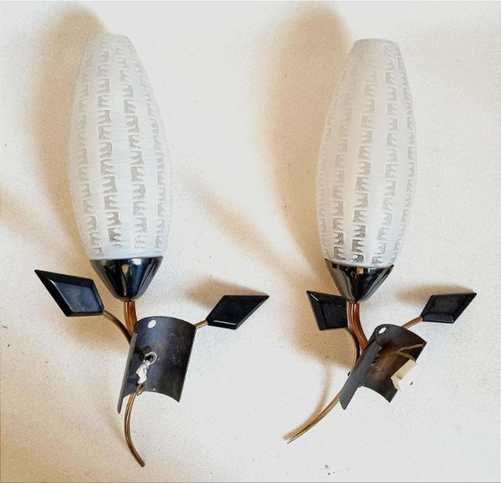 Image 1 of Coppia di applique da parete anni '60