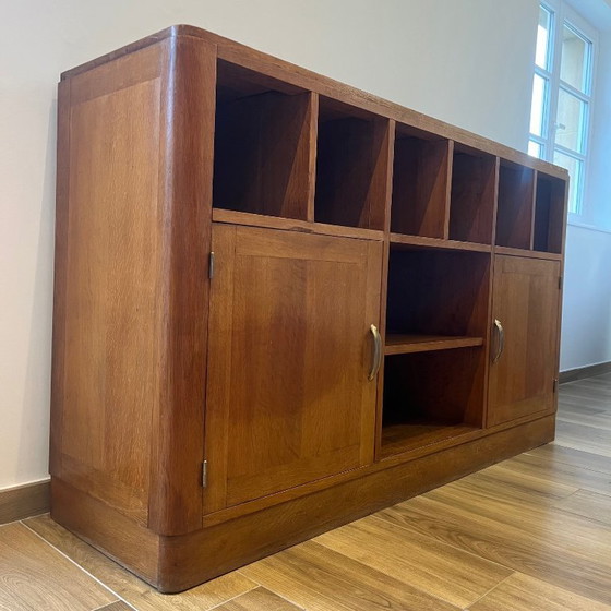 Image 1 of Eiken dressoir uit de naoorlogse/reconstructieperiode, 1940/50