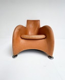 Montis Loge armchair with footstool by Gerard van den Berg, 1980s