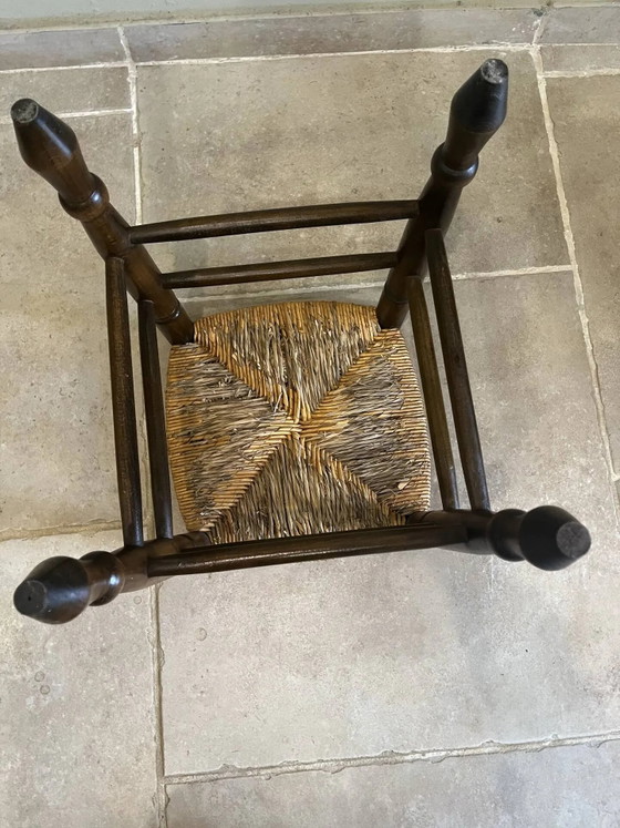 Sgabello in legno con seduta in paglia – Sgabelli, Rustic (photo 10 of 14)