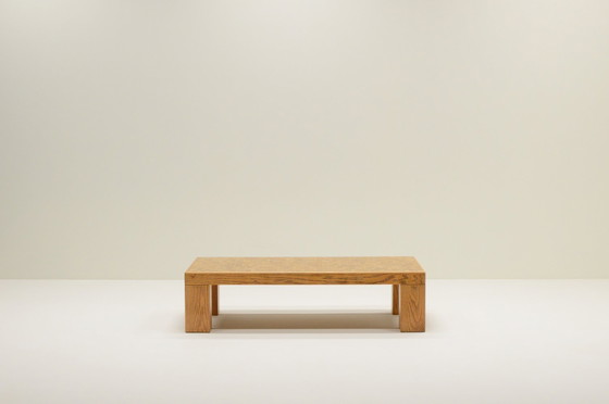 Image 1 of Rectangle Oak Mosaic Coffee Table from Rolf Middelboe & Gorm Lindum for Tranekaer, Denmark 70s