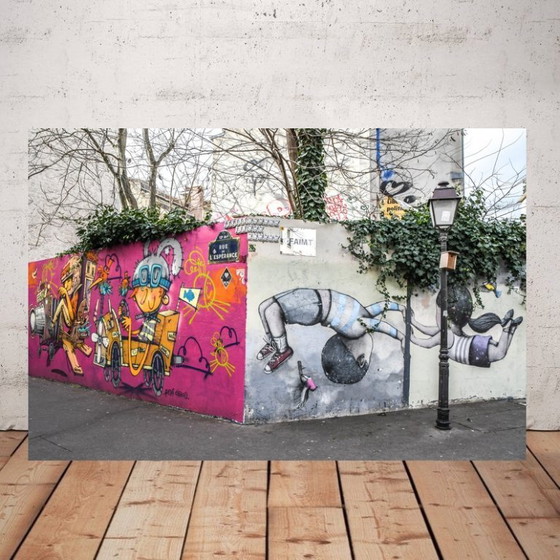 Image 1 of Foto auf Plexiglas oder Aluminium gedruckt / Limitierte Auflage / Street Art / Originaldekoration / Dekoration / Graffiti