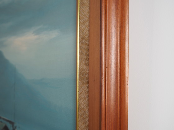 Image 1 of Tableau "La pêche de nuit", design scandinave, années 1970