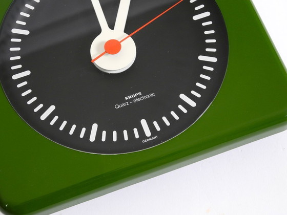 Image 1 of Bellissimo orologio da parete originale Krups degli anni '70, dal tipico design dell'era spaziale.