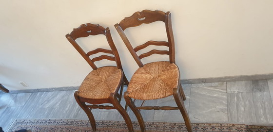 Image 1 of Antique cherry wood table