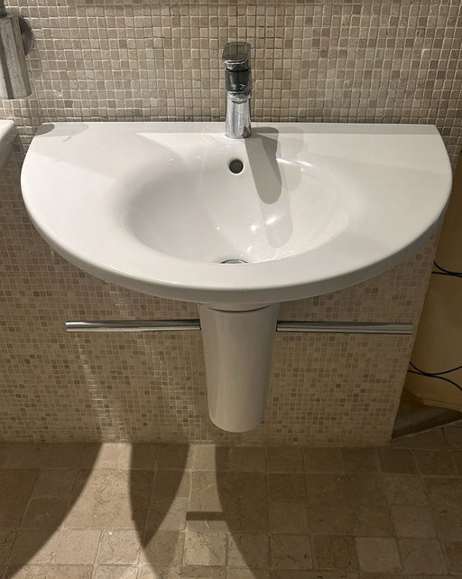 Philippe Starck washbasins, 2 pieces, white