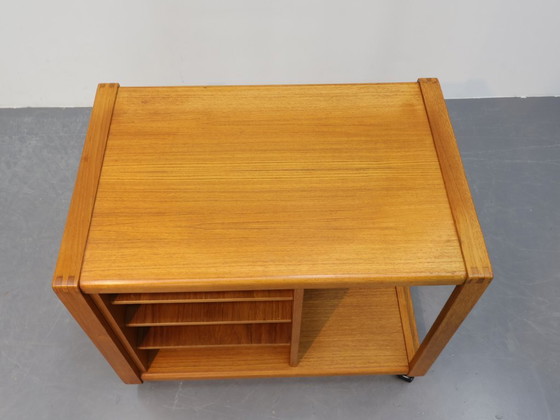 Carrello vintage danese in teak | Design di metà secolo | Anni '60 – Carrelli bar, Wood (photo 5 of 8)