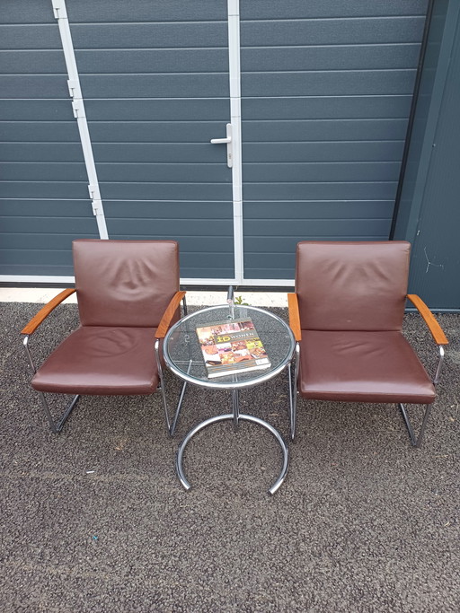 2x Talassa Leolux Armchairs