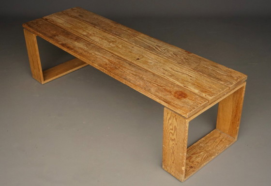 Image 1 of Vintage Scandinavian Solid Pine Bench. 1960s