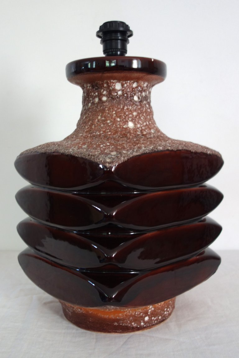 Cari Zalloni ceramic lamp bases from the 1960s/70s