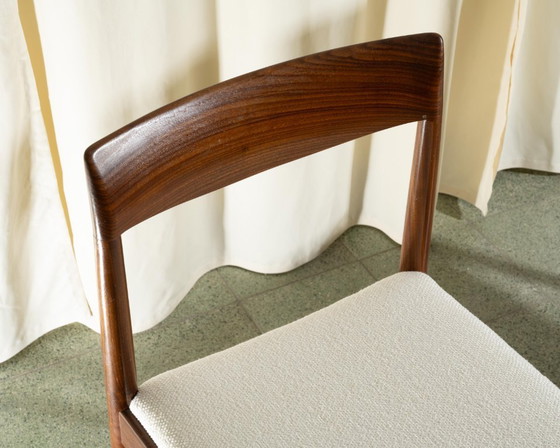 Image 1 of 4 sedie da pranzo in teak di metà secolo