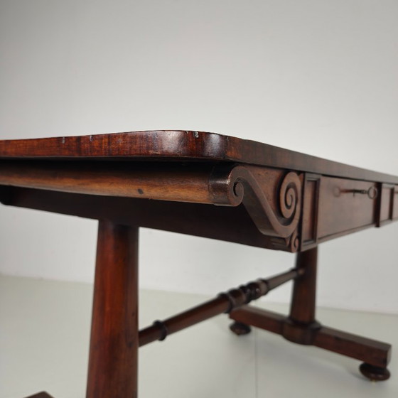 Image 1 of Engelse Regency-periode begin 19e eeuw / Schrijftafel in de bibliotheek van Willem IV