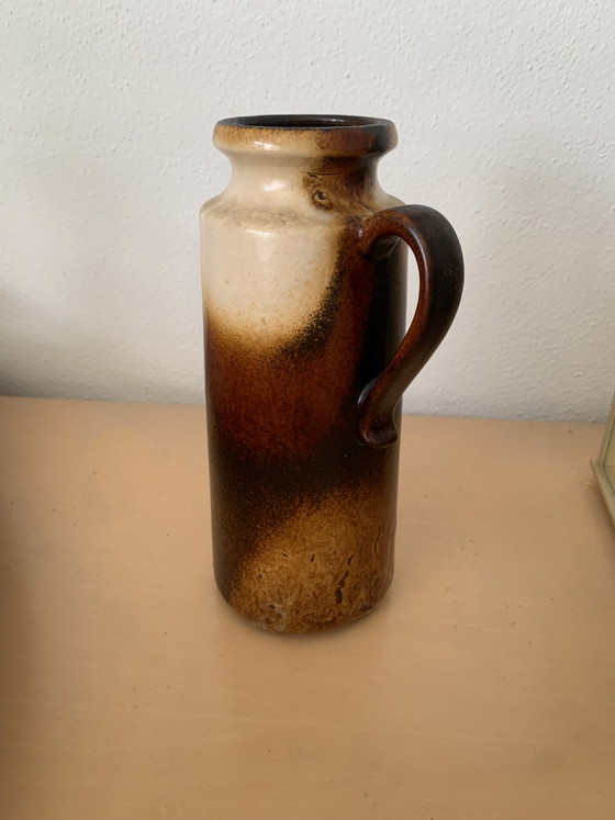 Image 1 of Vaso in ceramica Scheurich, stile metà secolo.