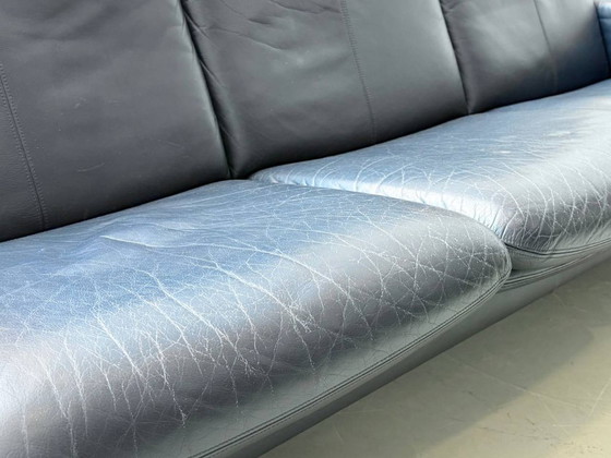 Image 1 of Canapé en cuir, modèle 3 places City par Erpo, années 1990