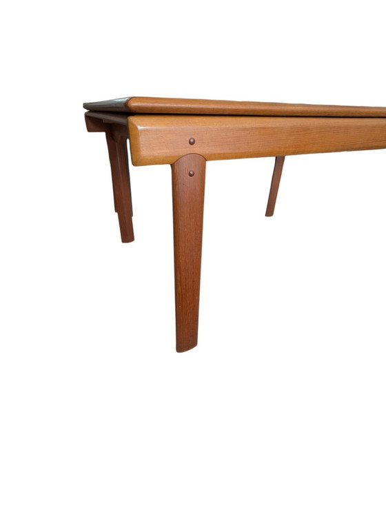 Vintage teakhouten Deense uitschuifbare eettafel, Bramin (photo 4 of 12)