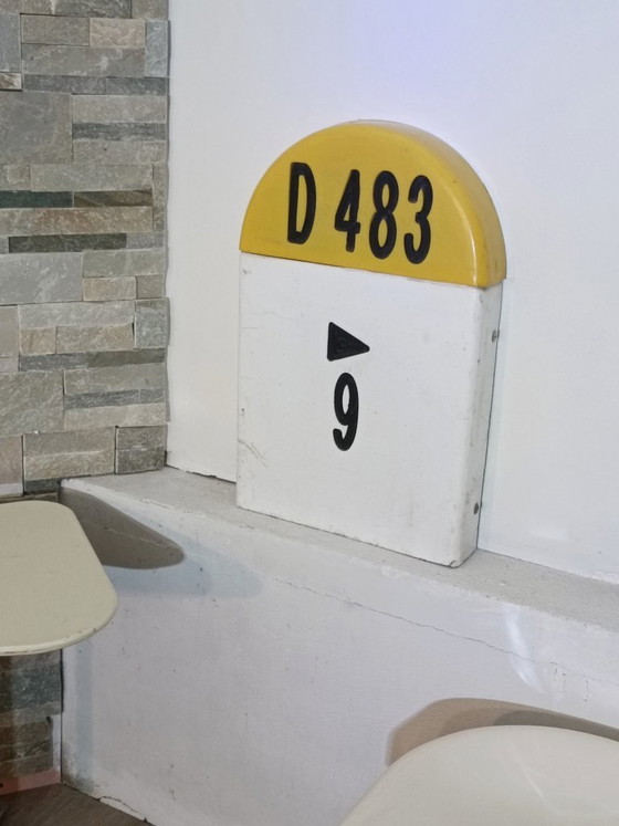 Image 1 of Segnale chilometrico originale francese, anni '90