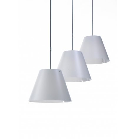 Image 1 of Luceplan Hanglamp Costanza Verstelbare Stang Kap Wit