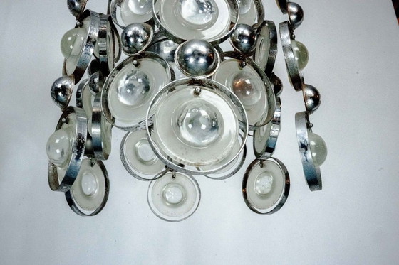 Image 1 of Pair of Pendant Lights by Oscar Torlasco, Italy, 1970s