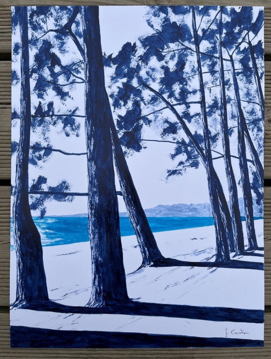 Image 1 of Ink on white fabriano paper.  Format 40x30cm.