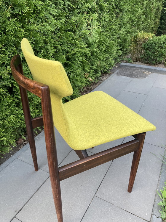 Image 1 of 4 vintage dining chair by Fristho reupholstered