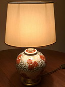 La Porcellane Firenze 4015 Table Lamp – Hand-Painted Porcelain & Gold – Italian Design Classic