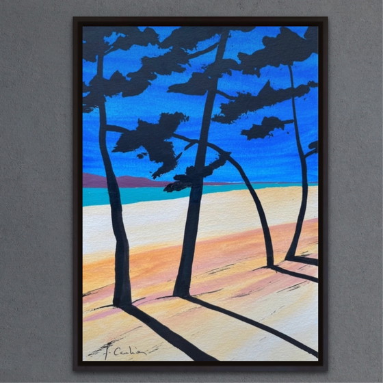 Image 1 of Esquisse gouache 21x15cm
