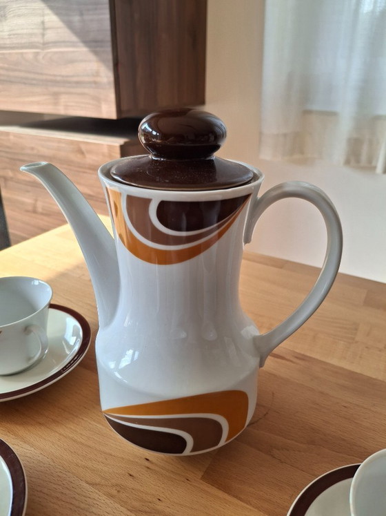 Image 1 of Servizio da caffè Seltmann Weiden dal design "Space Age" degli anni '70.