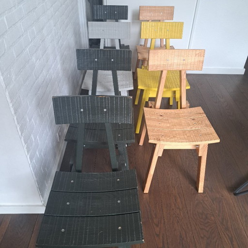 7 chaises Piet Hein Eek Industriell IKEA