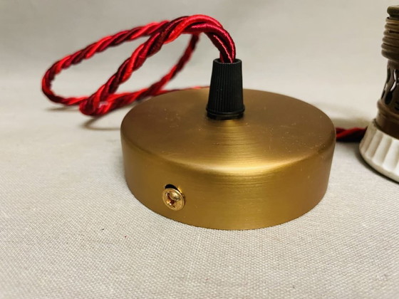 Image 1 of Hanglamp antiek messing