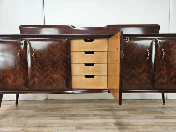 Credenza in mogano con piano in vetro, 1960 – Credenze, Legno (photo 23 of 43)