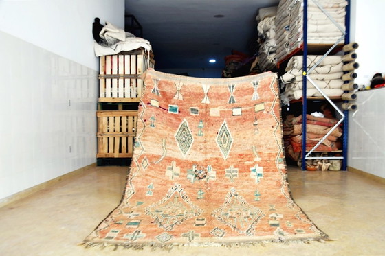 Image 1 of Tapis Boujaad Marocain Vintage - 257 x 168 cm - Restauré