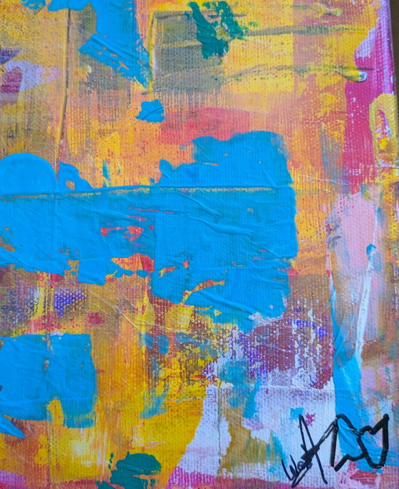 Image 1 of Schilderij tweeluik op canvas 