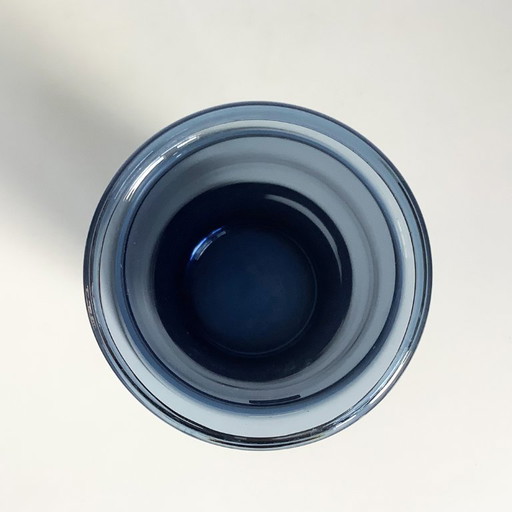 Vintage Glass Vase Juno From Markku Salo Nuutajarvi Finland