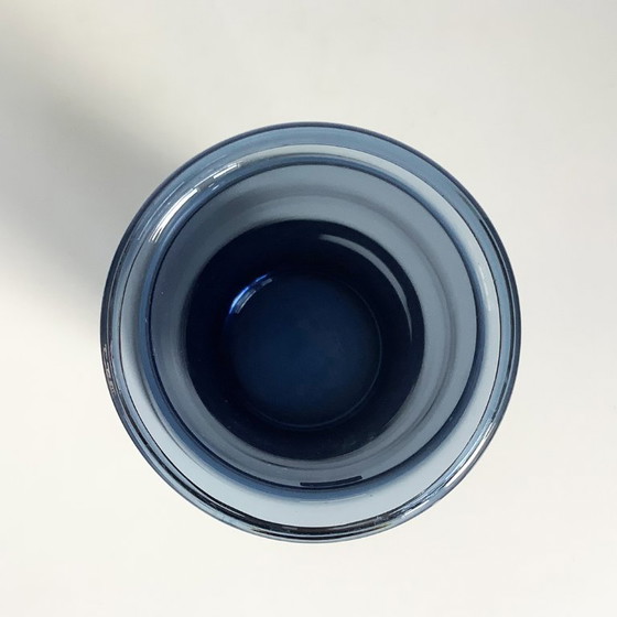 Image 1 of Vintage Glass Vase Juno From Markku Salo Nuutajarvi Finland