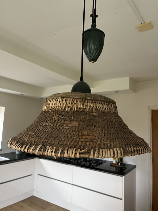 Vintage hanglamp contragewicht 