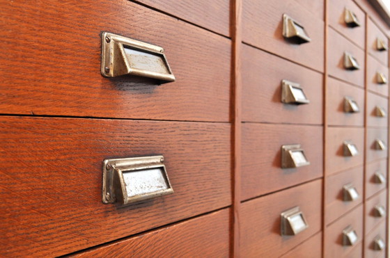 Image 1 of Vintage Eikenhouten Ladekast XL Jaren 30