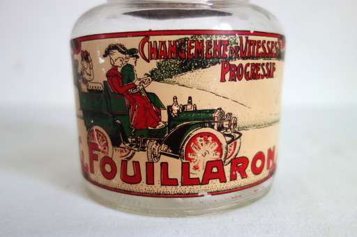 3 vintage automobile advertising jars