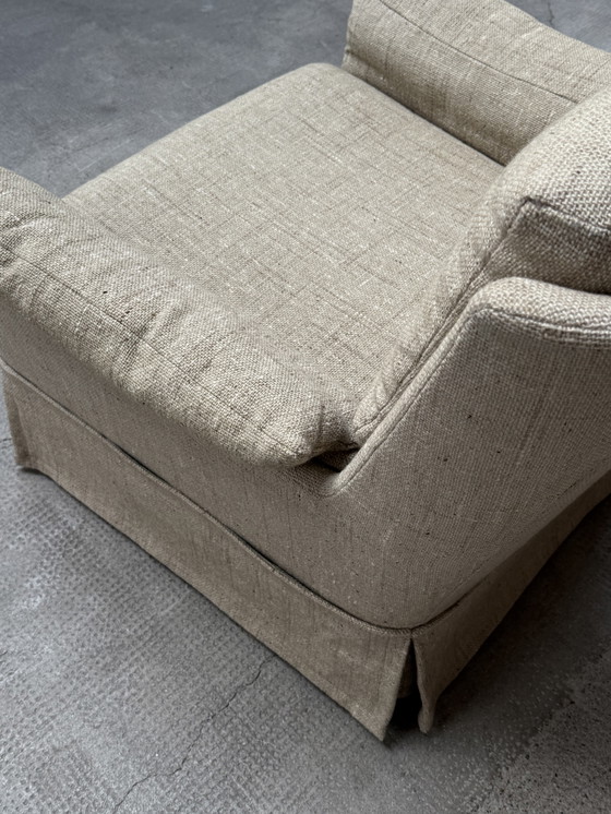 Image 1 of CARL STRAUB SEATING GROUP POLTRONA, DIVANO 2 POSTI E 3 POSTI LANA BEIGE CREMA