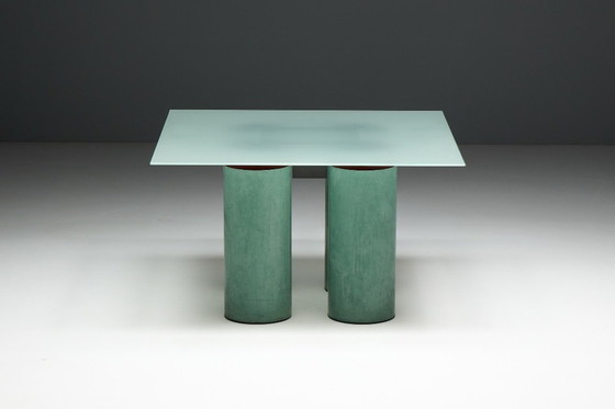 Image 1 of Serenissimo Esstisch von Lella & Massimo Vignelli für Acerbis, Italien, 1970er Jahre