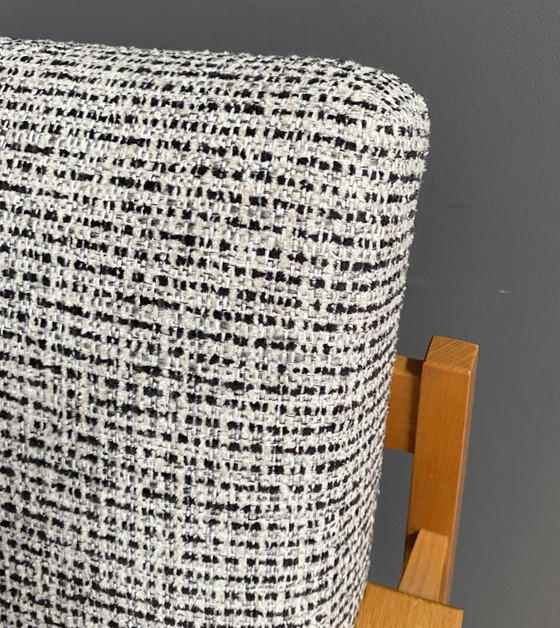 Image 1 of Fauteuil van Drevolux uit de jaren 60, opnieuw bekleed.