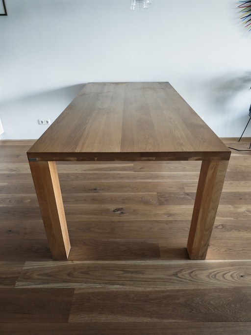 Bert Plantagie oiled oak dining table 100x200 cm