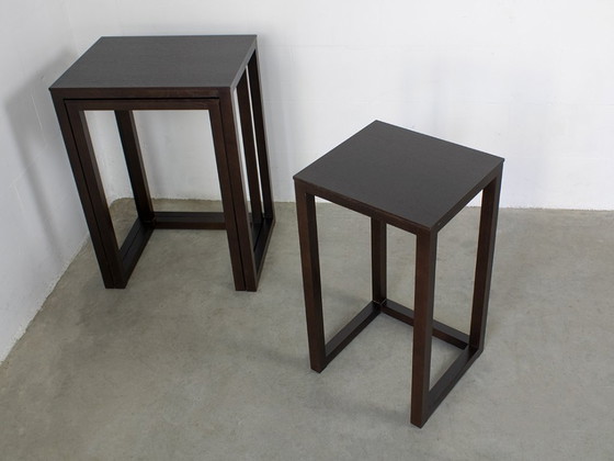 Image 1 of Mesas auxiliares Wittman (4x) diseño Josef Hofman